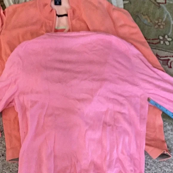 🪸Coral COTTON Cardigan Feminine Buttons FieldGear Sz M - Picture 9 of 16